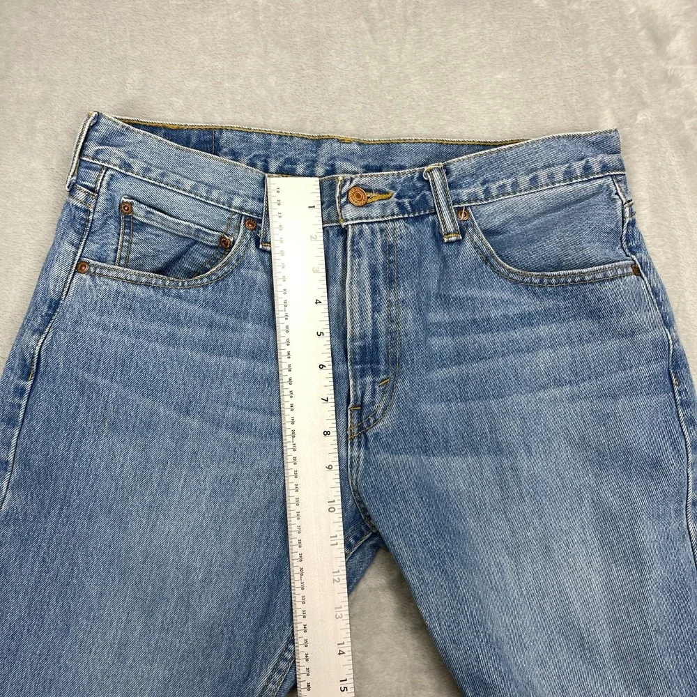 Levi's Jeans Mens 33x30 Blue Denim 527 Medium Wash 5-Pocket Slim Bootcut Grunge